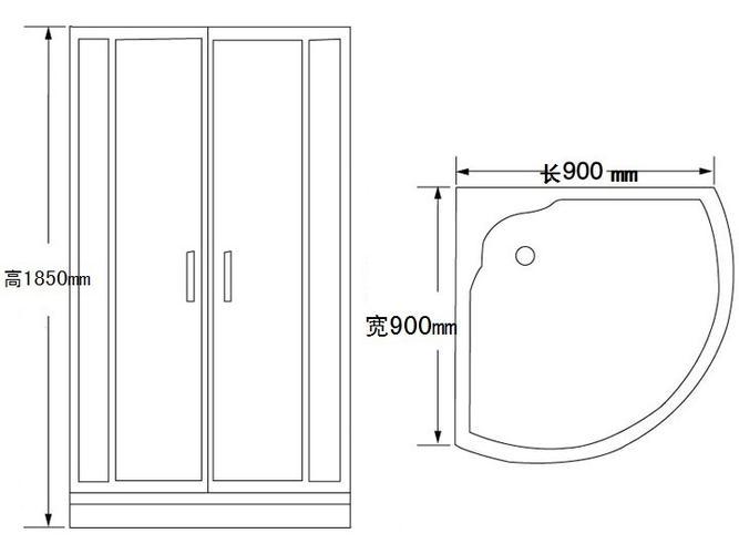 淋浴间隔断尺寸
