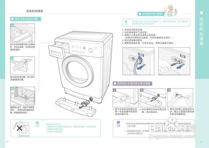 全自动洗衣机使用教程