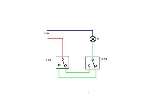 一灯二个开关有几种接法