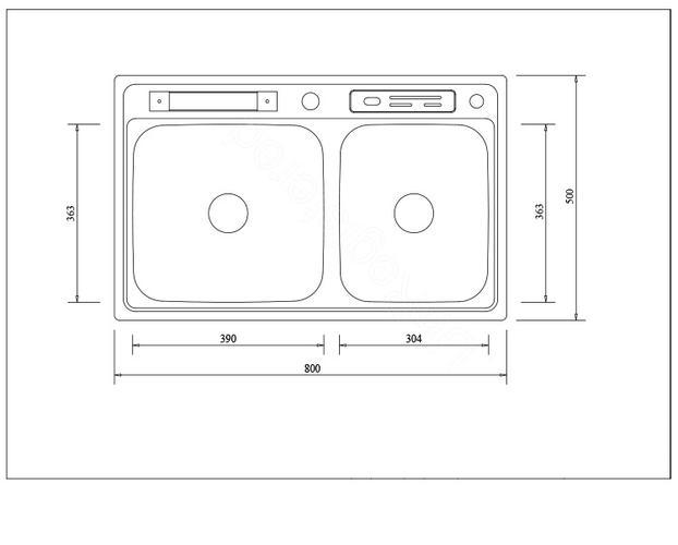 不锈钢水槽尺寸大小